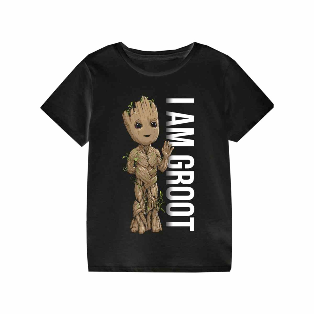 Marvel I Am Groot - Profile T-shirt Enfant - Noir